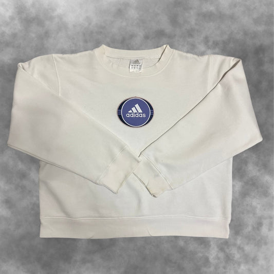 Adidas Vintage Women's Sweatshirt - Embroidered Circle Logo