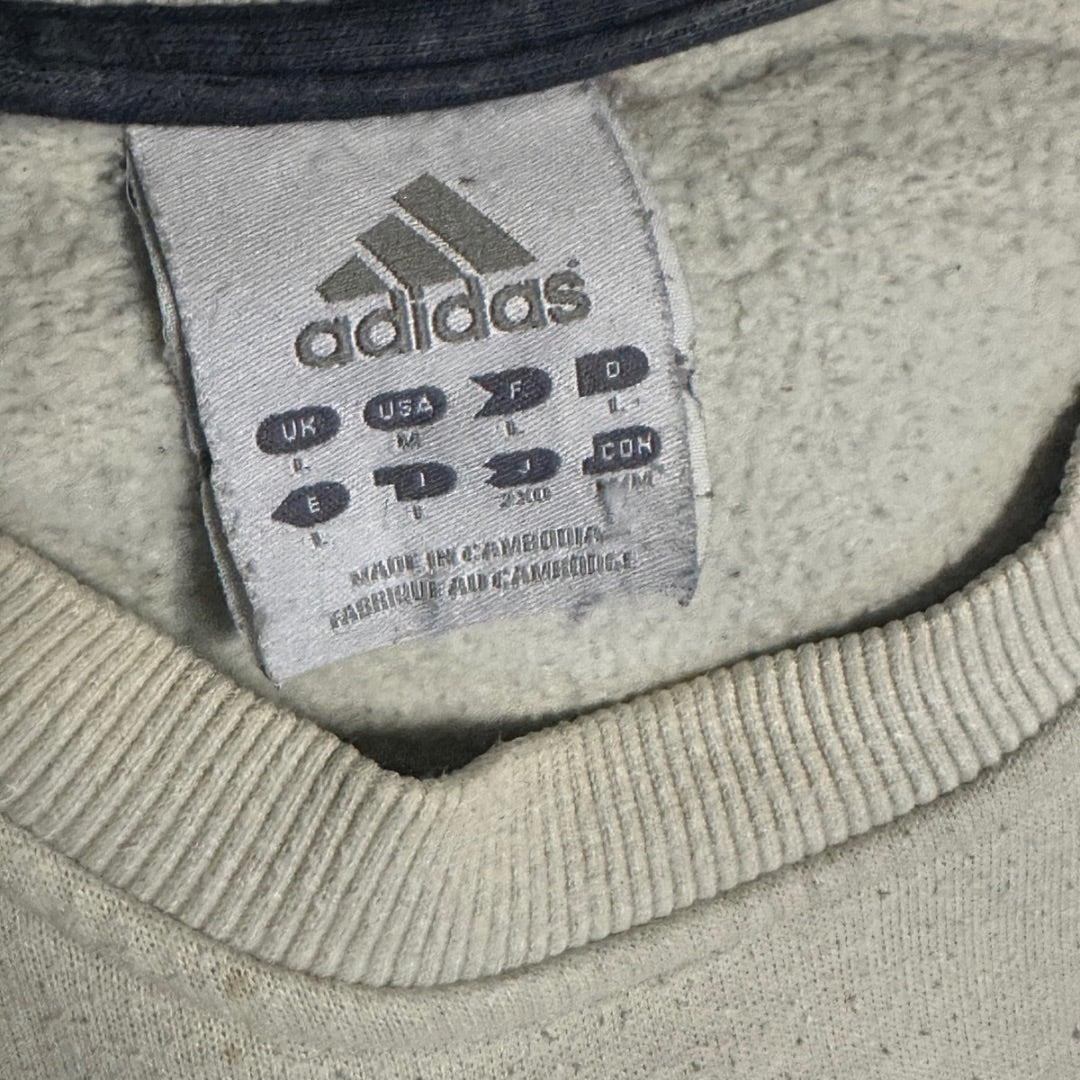 Adidas Vintage Zweifarbiges Sweatshirt – Y2K-Stil