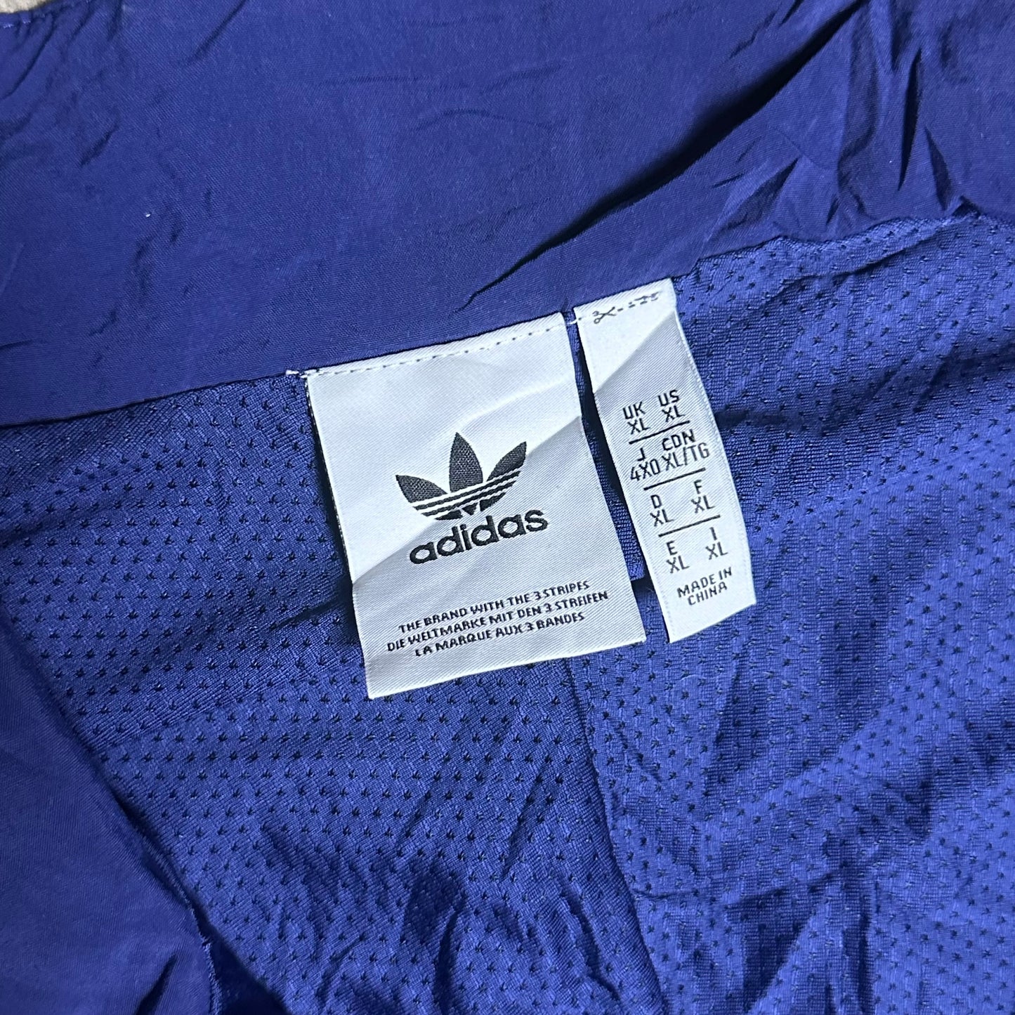 Veste Adidas 1/4 Zip– Taille XL