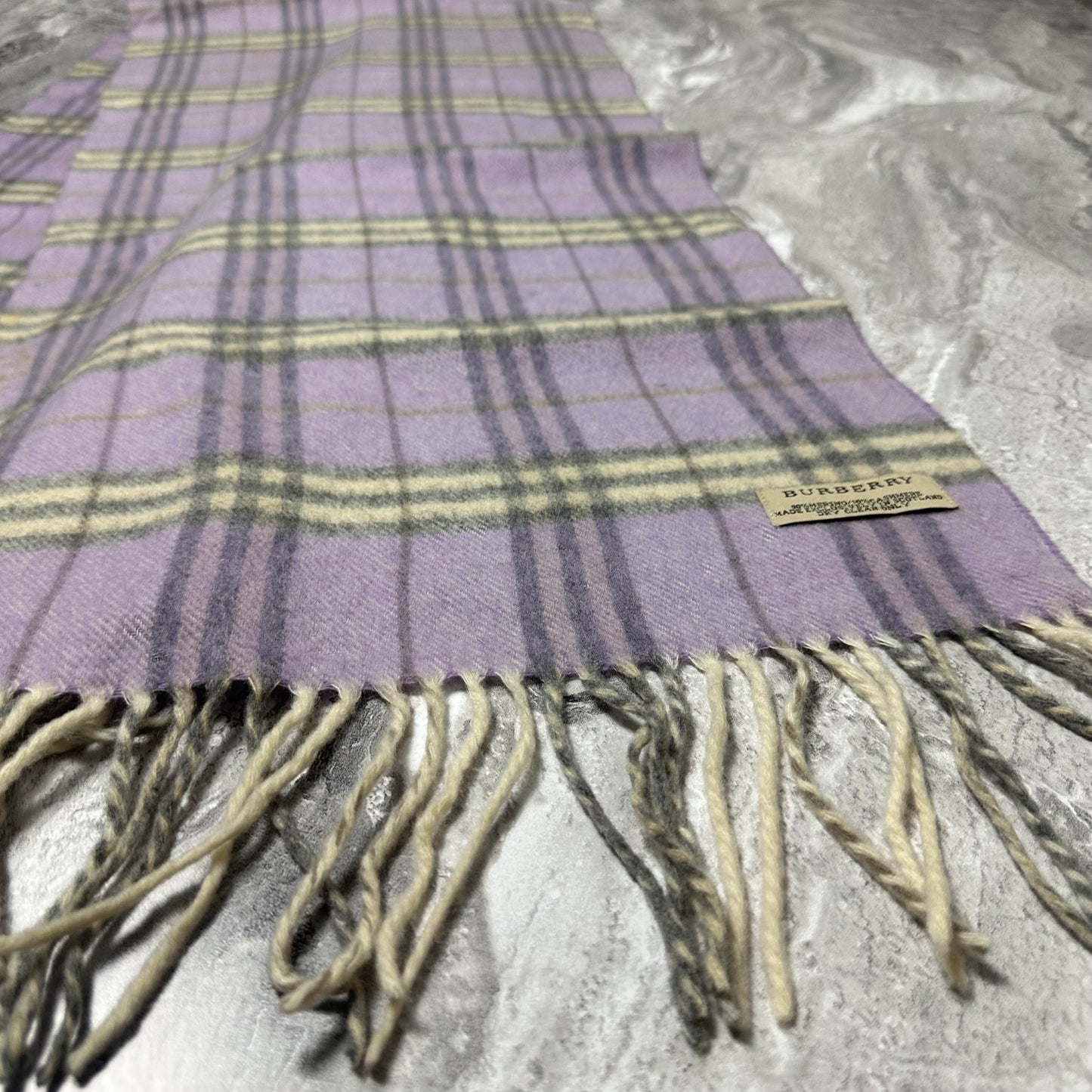 Écharpe Burberry Violet Pastel