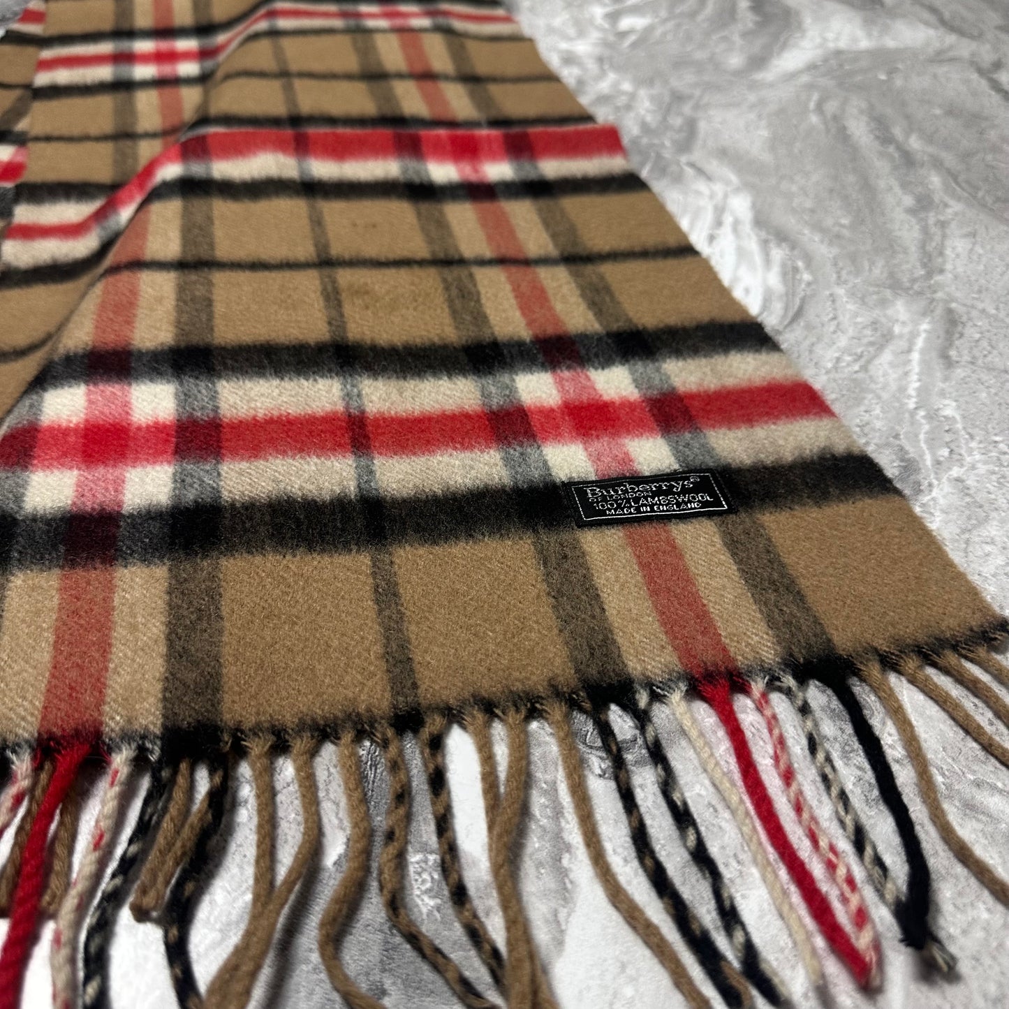 Écharpe Burberry Beige Camel