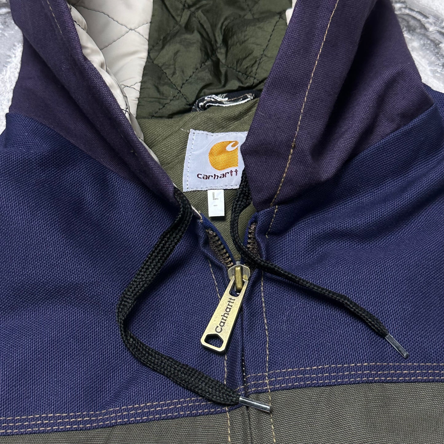 Veste Carhartt patché rework – Taille L
