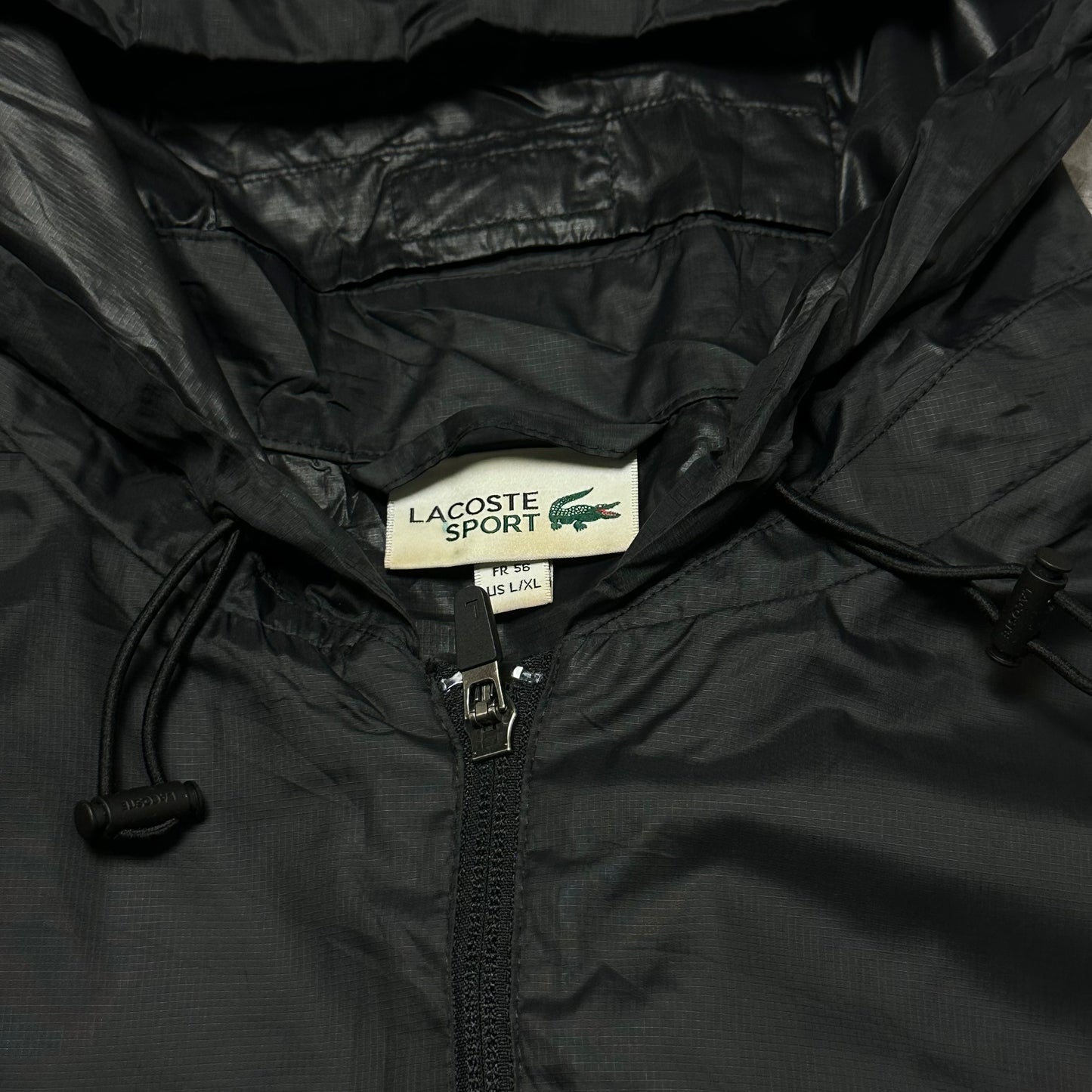Veste Lacoste Sport Coupe-Vent Noir – Taille XL
