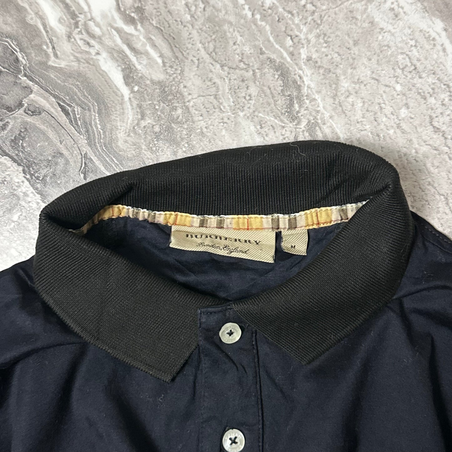 Polo Burberry tricolore – Taille M