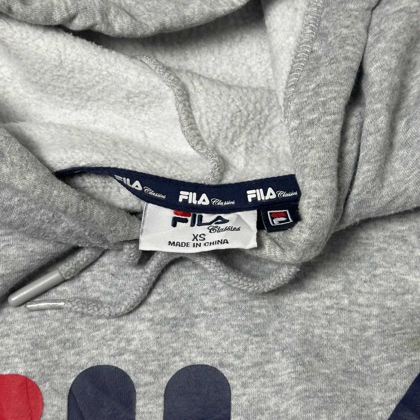 Sweat à capuche Fila gris – Taille XS