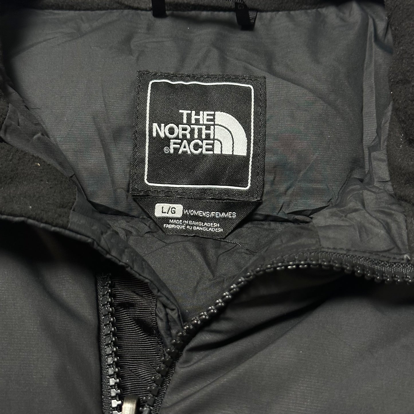 The North Face 700 ärmellose Steppjacke, Schwarz – Größe L (Damen)