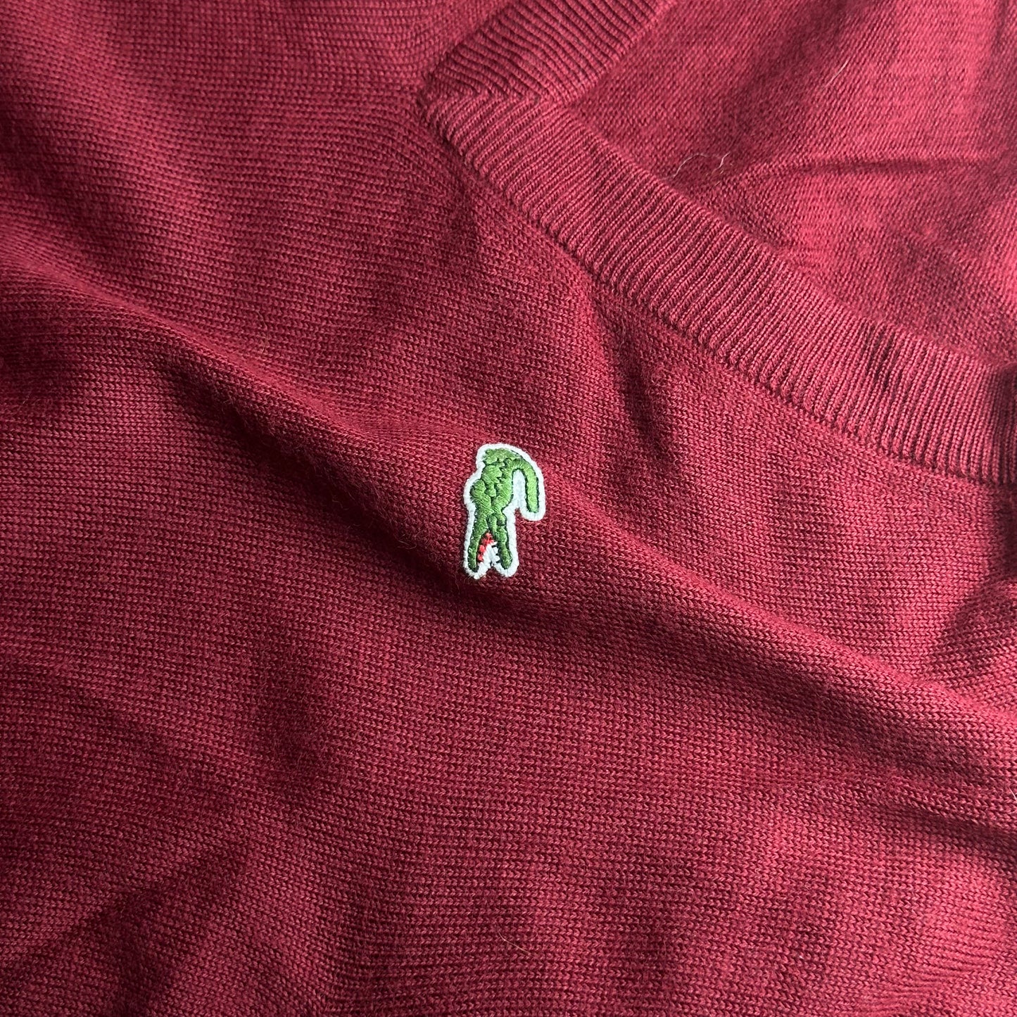 Pull sans manches Lacoste – Taille XL | La Freeperie