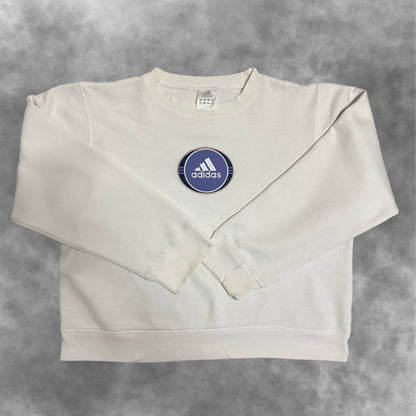 Sweat Femme Adidas Vintage – Logo Cercle Brodé