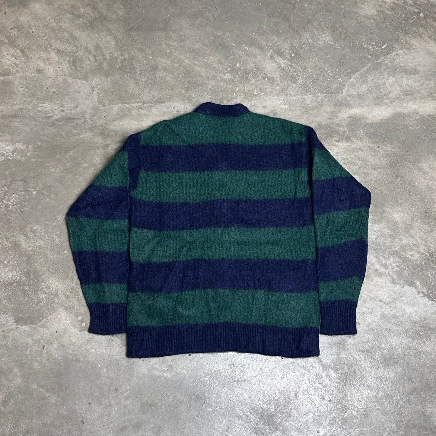 Vintage-Strickjacke von Lacoste mit Streifen – Größe S | La Freeperie