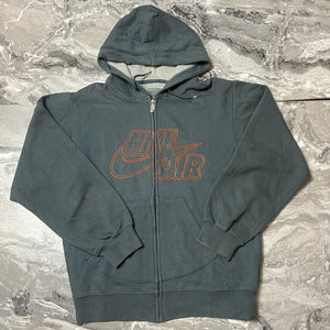 Sweat Nike Air zippé gris foncé – Taille S