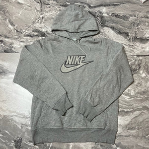 Sweat à capuche Nike gris chiné – Taille M