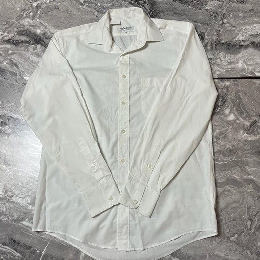 Chemise Yves Saint Laurent blanche vue de face