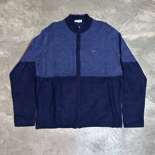 Cardigan zippé Lacoste – Taille XXL
