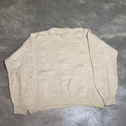 Pull en maille torsadée Lacoste – Taille XL