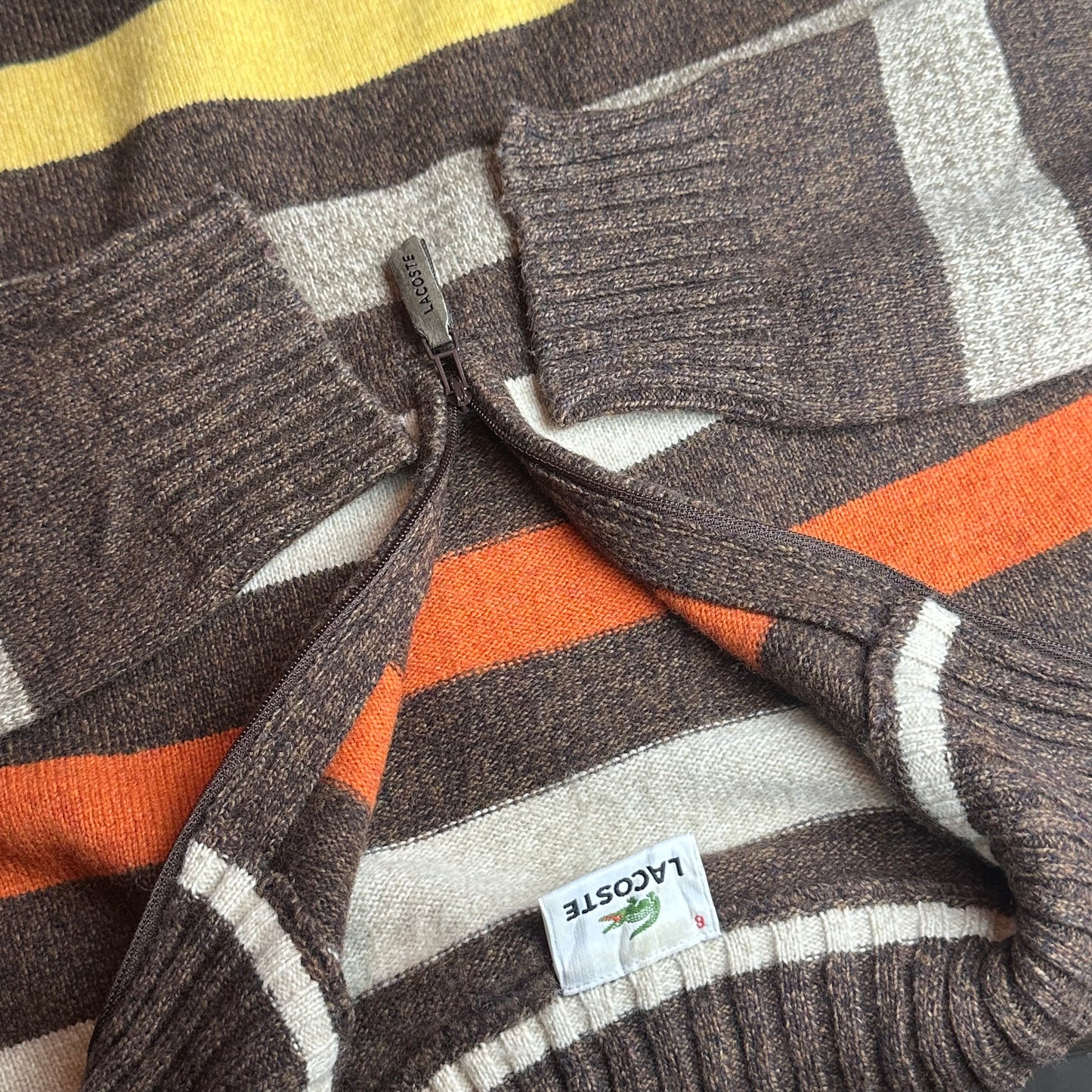 Pull demi-zip Lacoste – Taille XXL