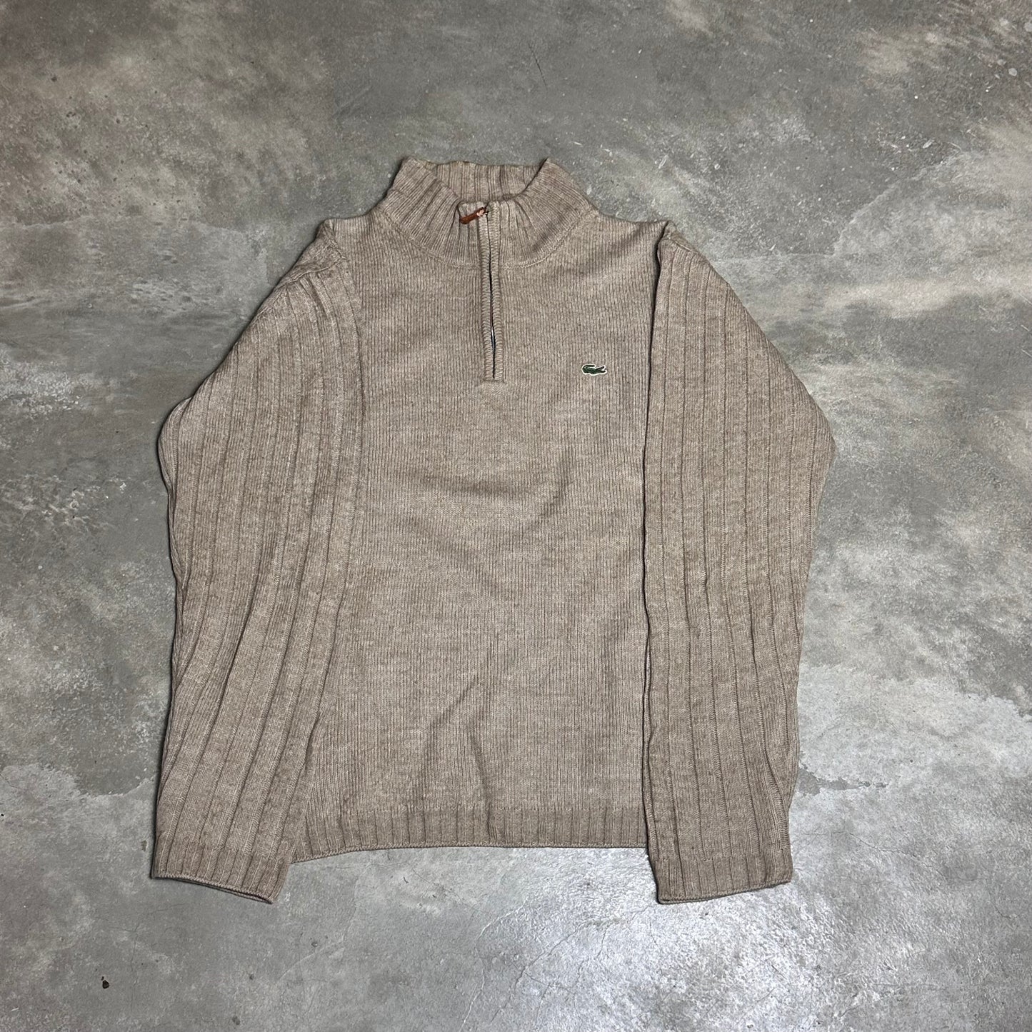 Pull Lacoste demi-zip – Taille M/L