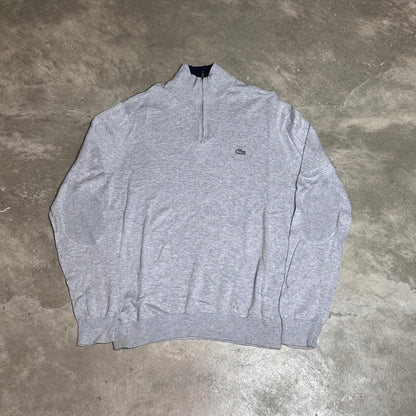 Lacoste Pullover mit halbem Reißverschluss – Größe M
