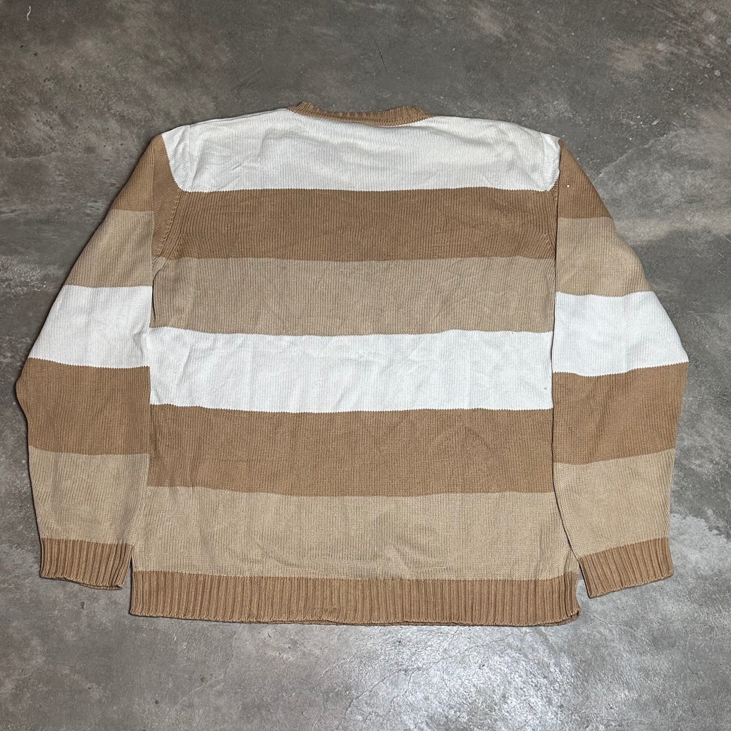 Pull Lacoste à rayures – Taille XL