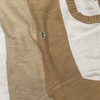 Pull Lacoste à rayures – Taille XL