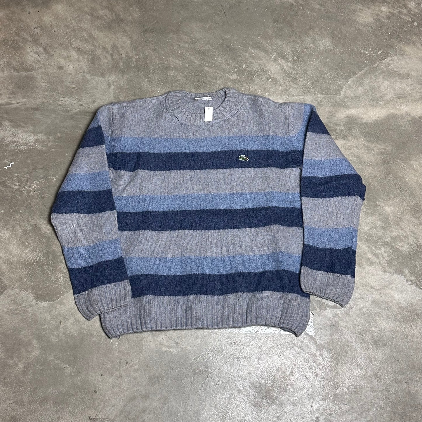 Pull Lacoste à rayures – Taille L