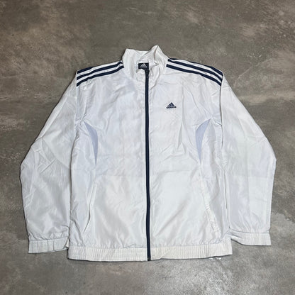 Veste Adidas zippée à bandes – Taille S