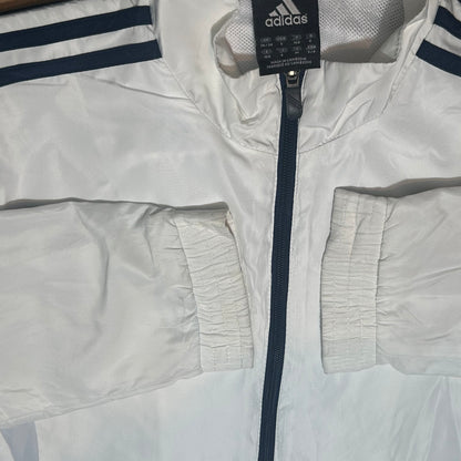 Veste Adidas zippée à bandes – Taille S