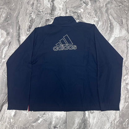 Veste Adidas zippée logo dos – Taille L (boys - 170cm)
