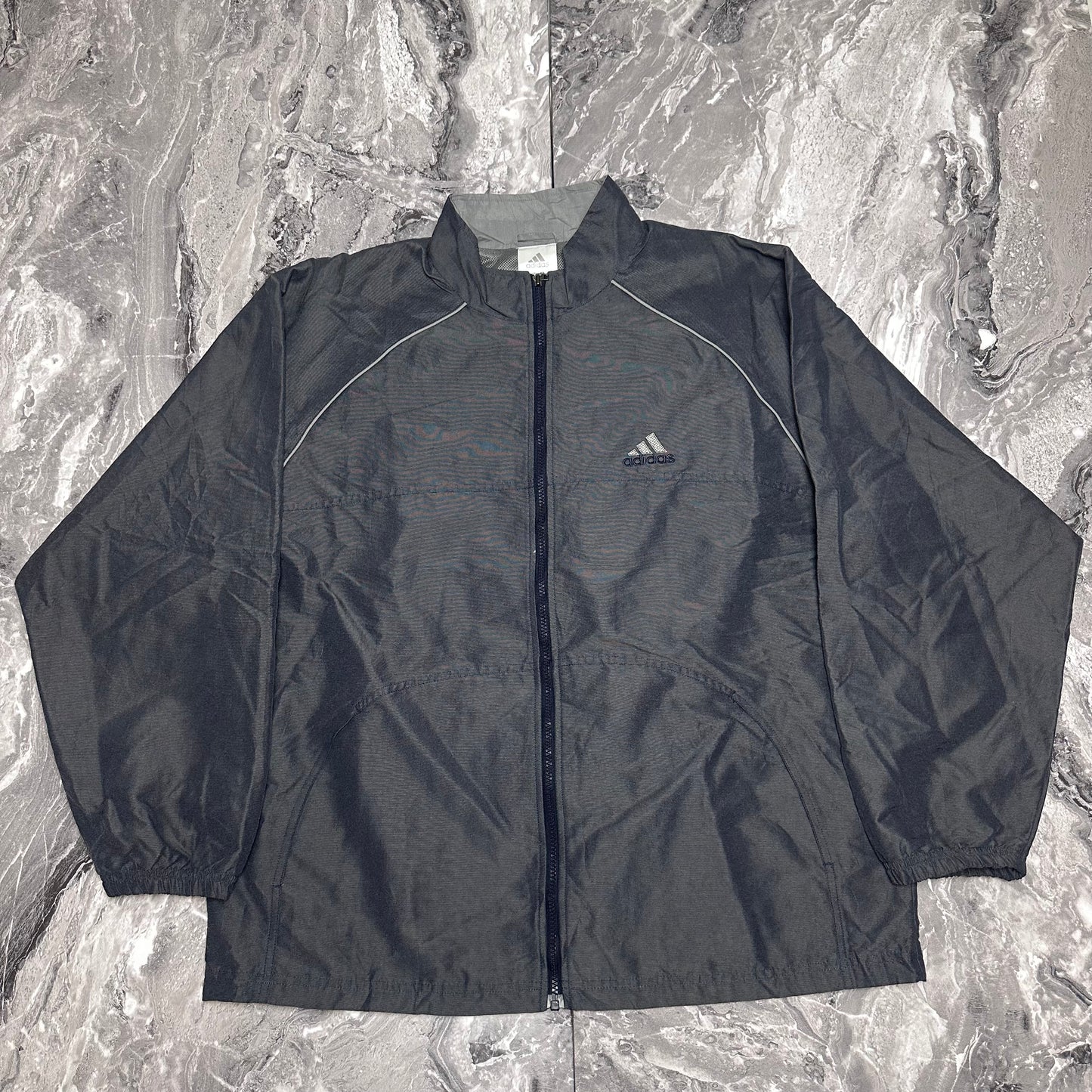 Veste Adidas Gris 2000s– Taille L