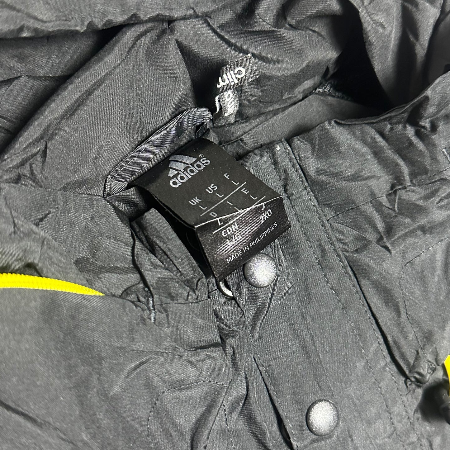 Veste Adidas Noir/Jaune – Taille L