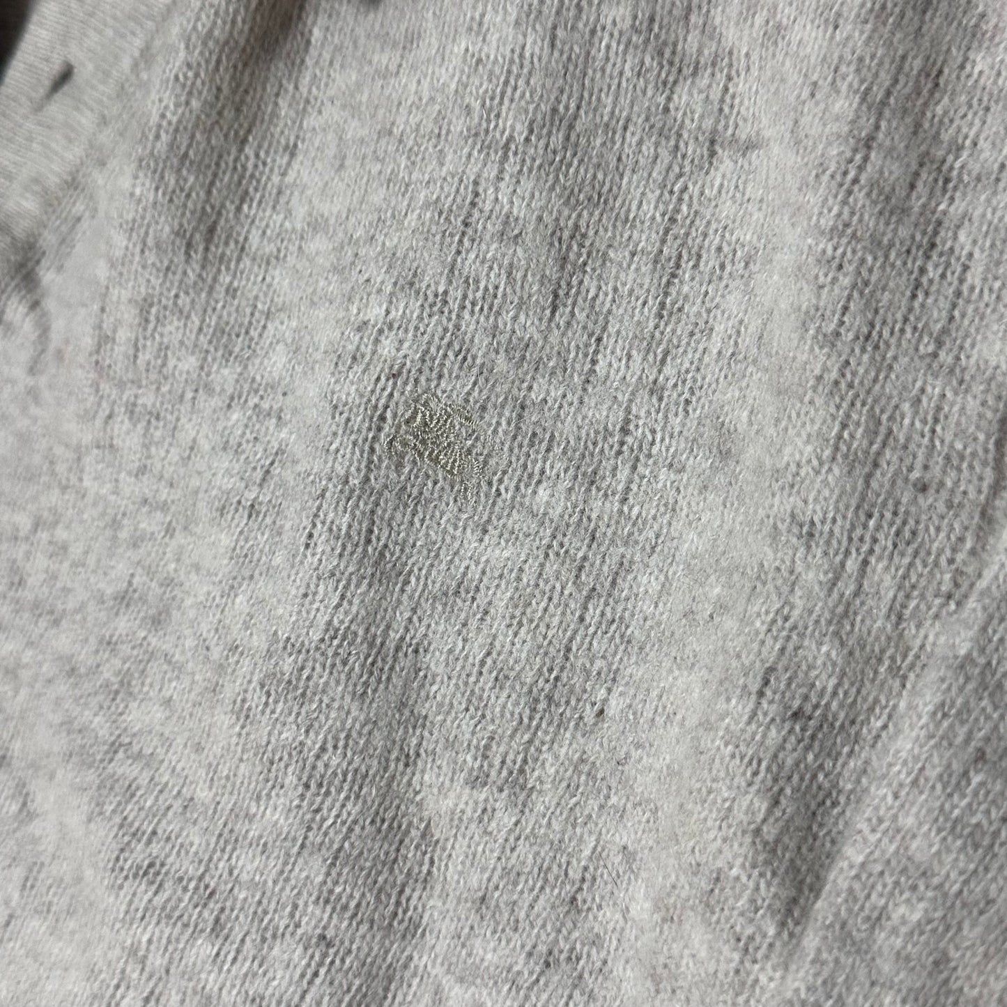 Pull col polo boutonné Burberry – Taille XL