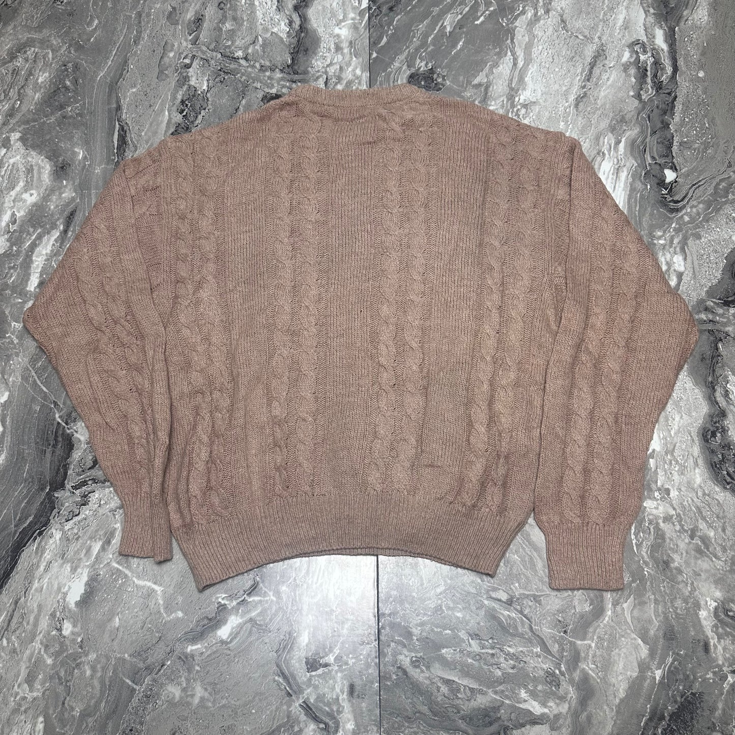 Pull Burberrys torsadé avec écusson brodé – Taille L