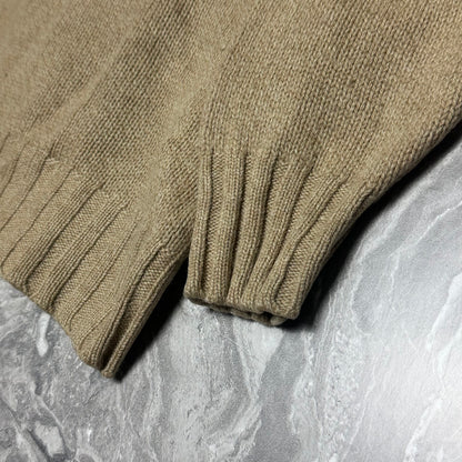 Pull zippé avec coudières Burberry – Taille M