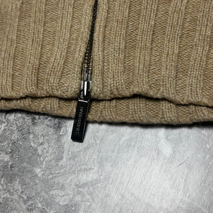 Pull zippé avec coudières Burberry – Taille M