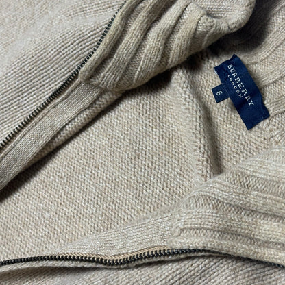 Pull zippé avec coudières Burberry – Taille M