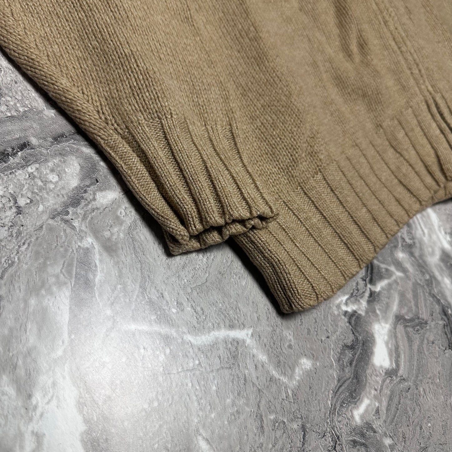Pull zippé avec coudières Burberry – Taille M
