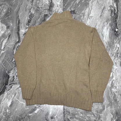 Pull zippé avec coudières Burberry – Taille M