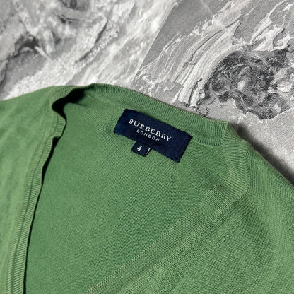 Burberry V-Ausschnitt-Pullover – Größe S