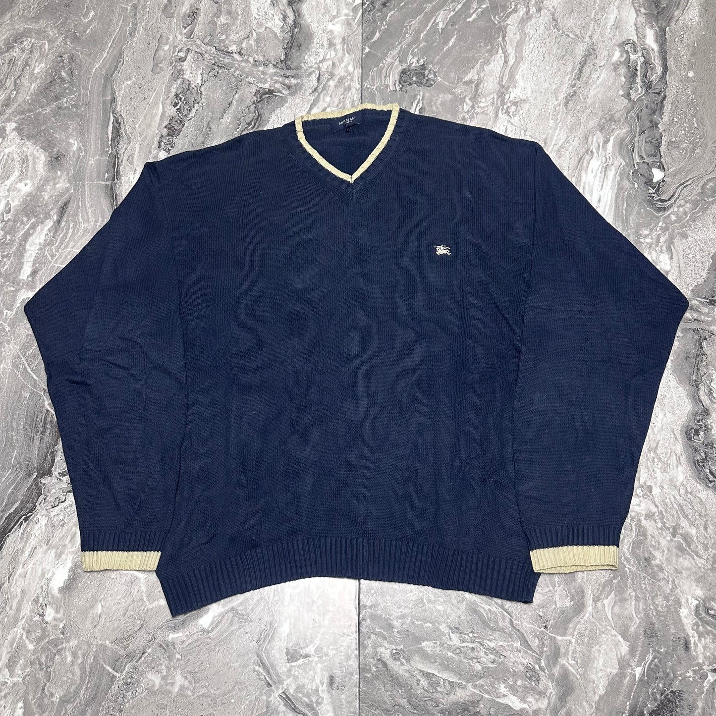 Pull Burberry Col Beige – Taille M