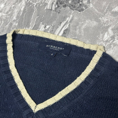 Pull Burberry Col Beige – Taille M