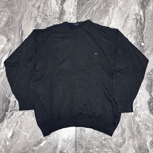 Schwarzer Burberry London Pullover – Größe XL