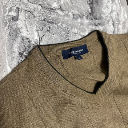 Ärmelloser Pullover in Beige von Burberry – Größe M