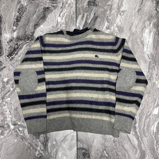 Gestreifter Pullover von Burberry London – Größe XXS