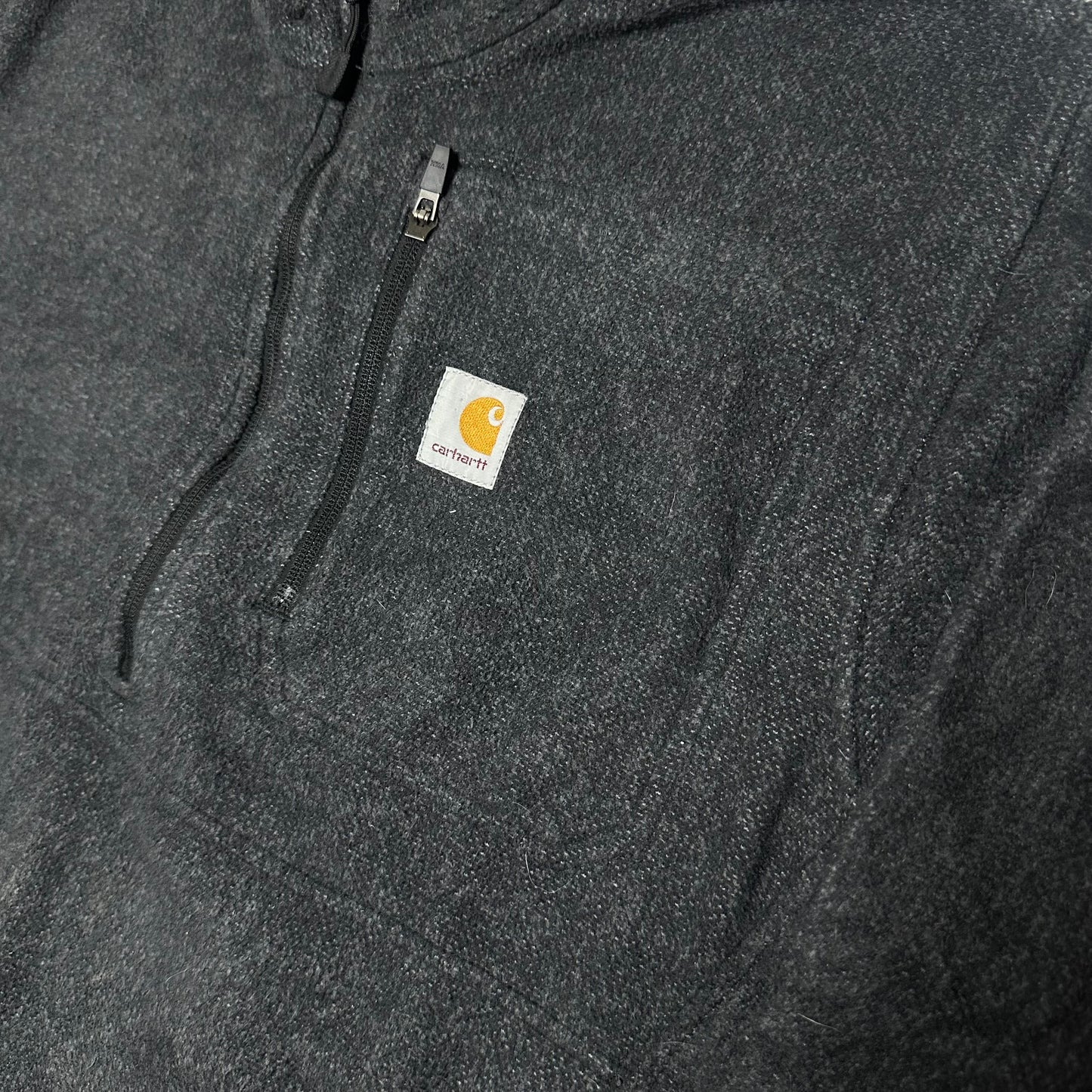 Graue Carhartt Fleecejacke – Größe L