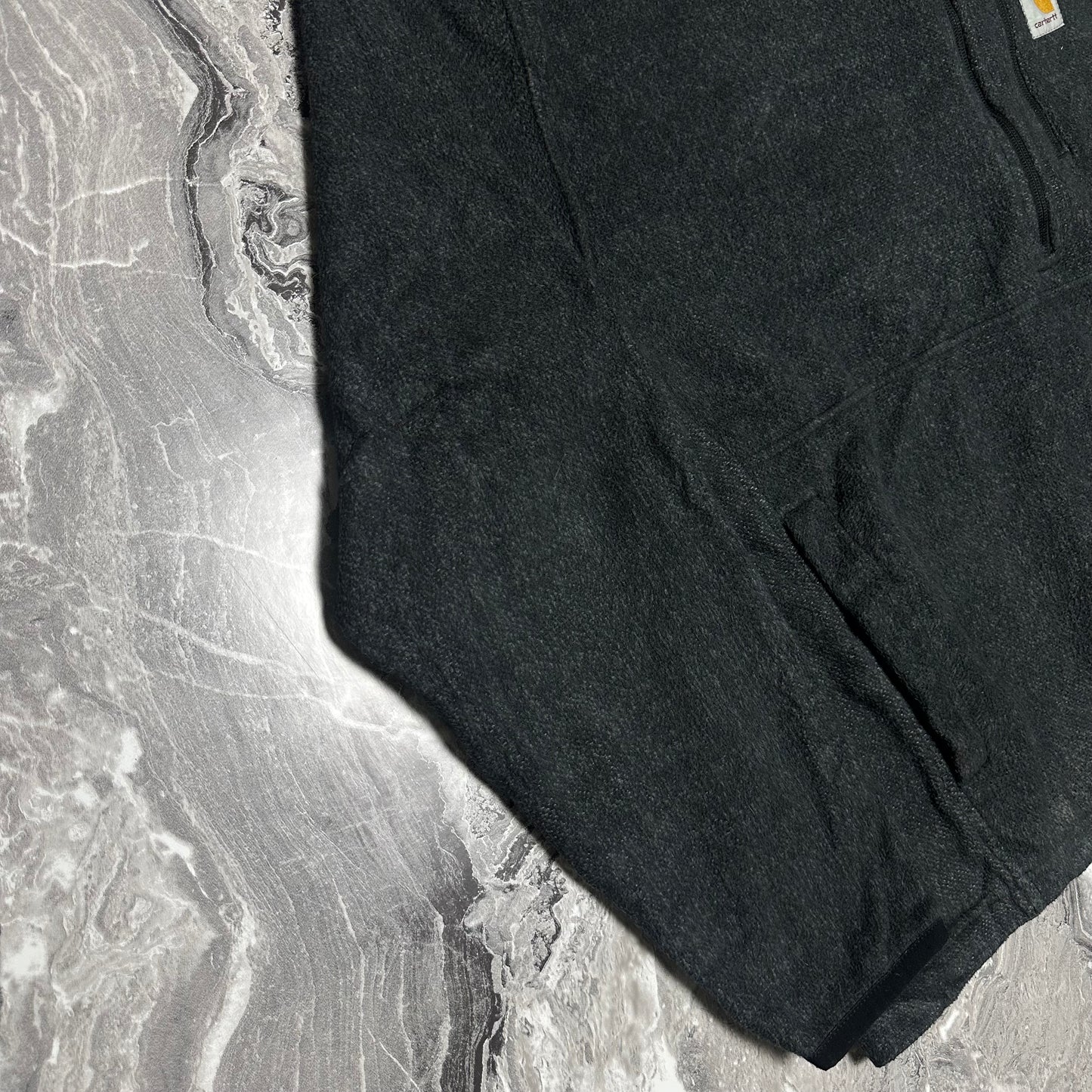 Graue Carhartt Fleecejacke – Größe L