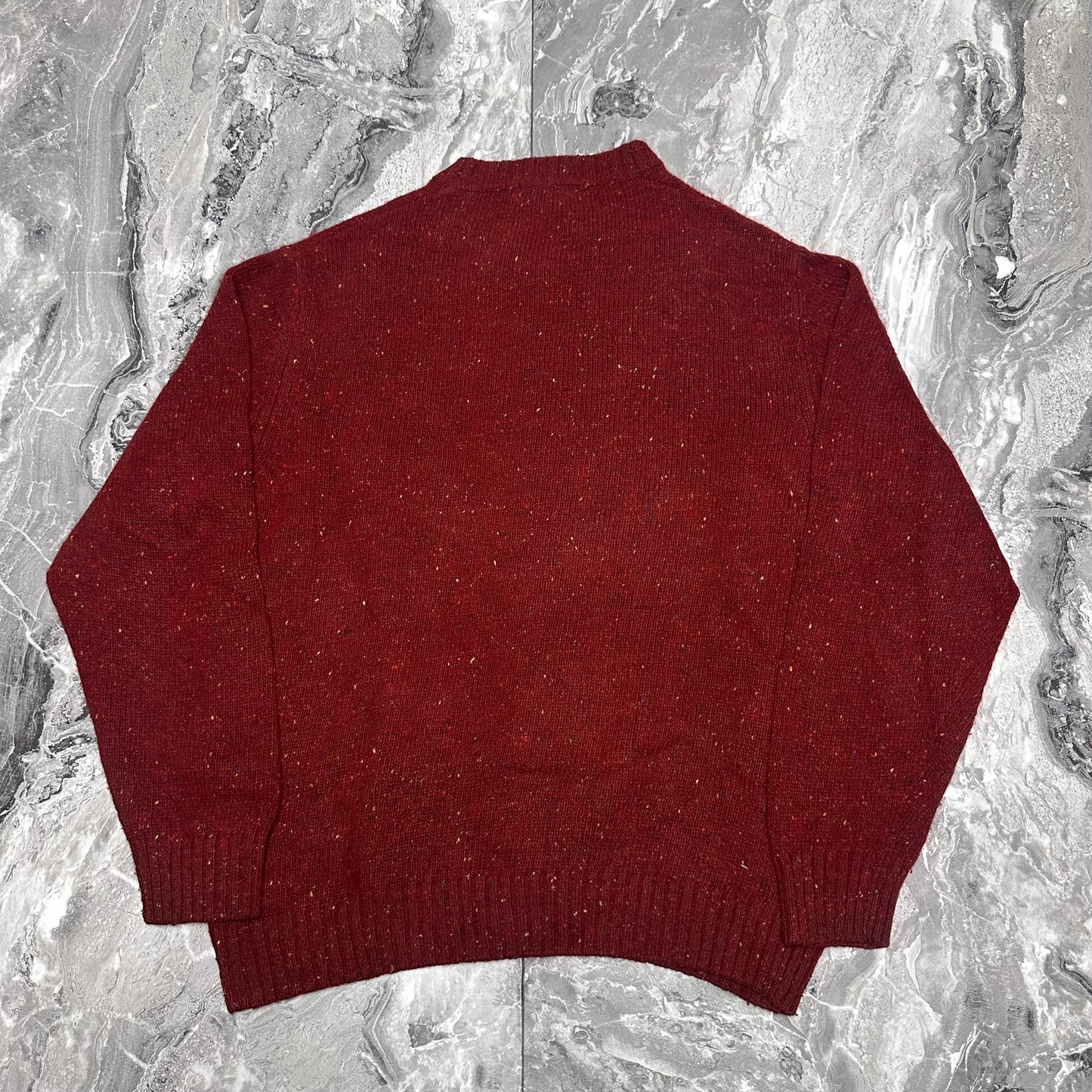 Pull col V Burberry Rouge – Taille M