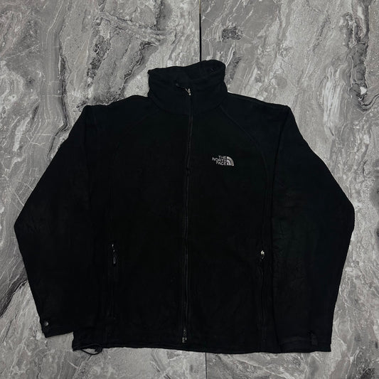 Schwarze Fleecejacke von The North Face – Größe S