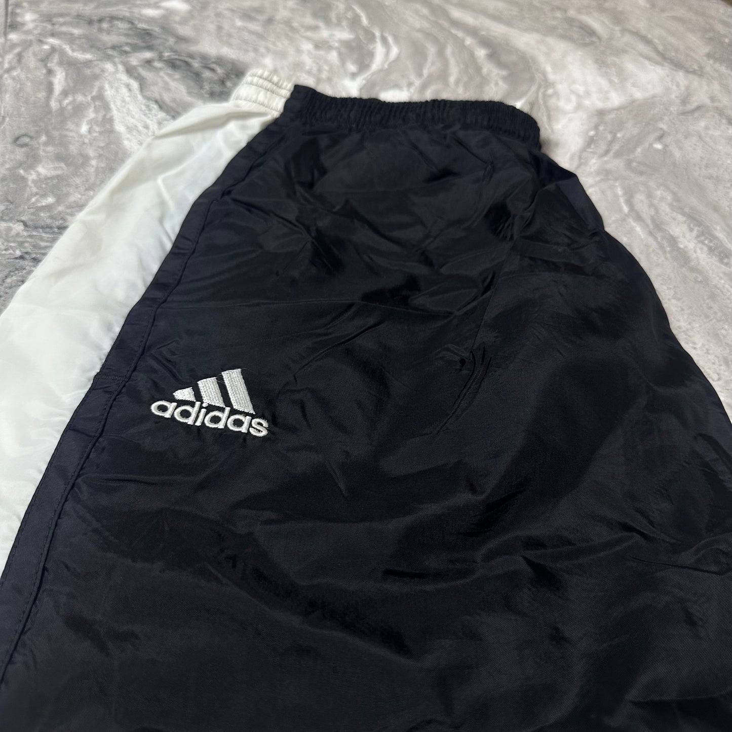 Track Pant Adidas Noir Blanc early 2000s – Taille L