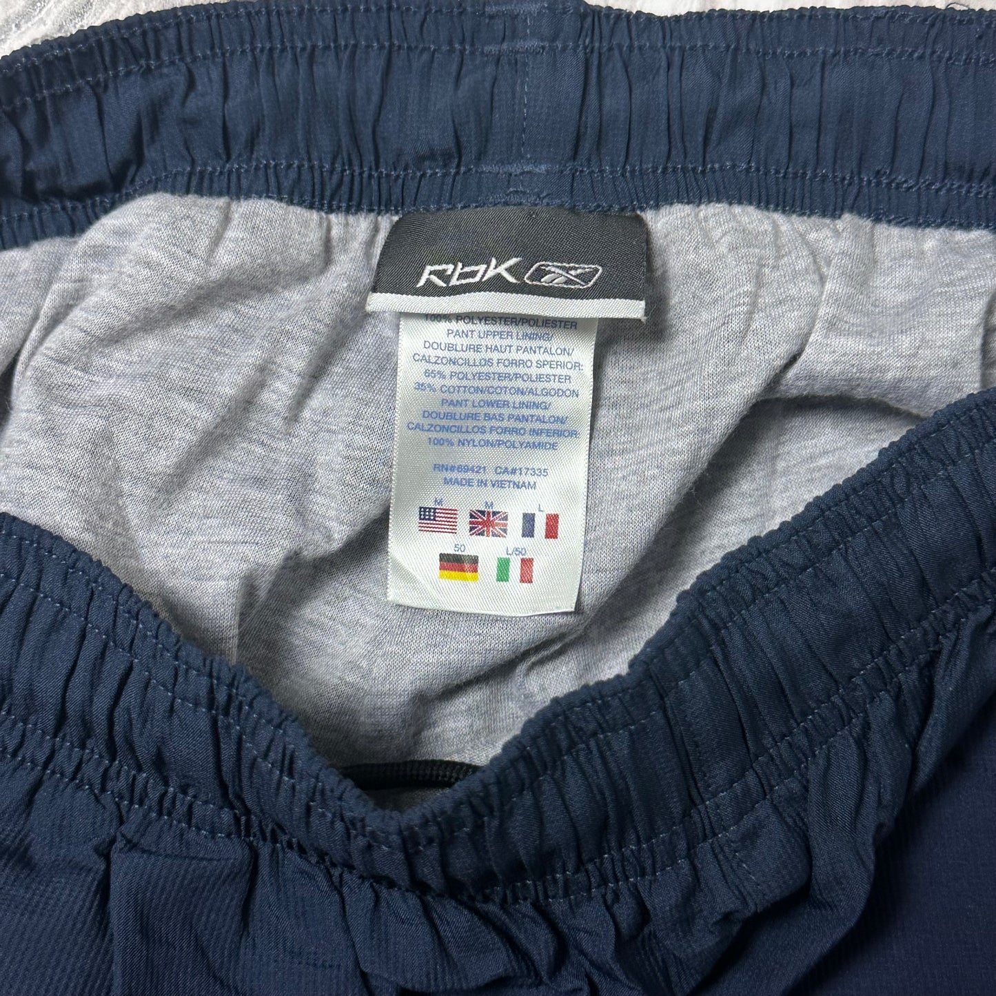 Track Pant Reebok Bleu Marine – Taille L