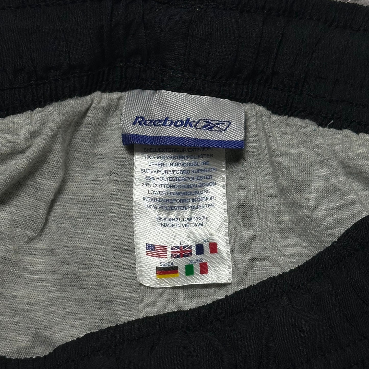 Track Pant Reebok Noir – Taille L