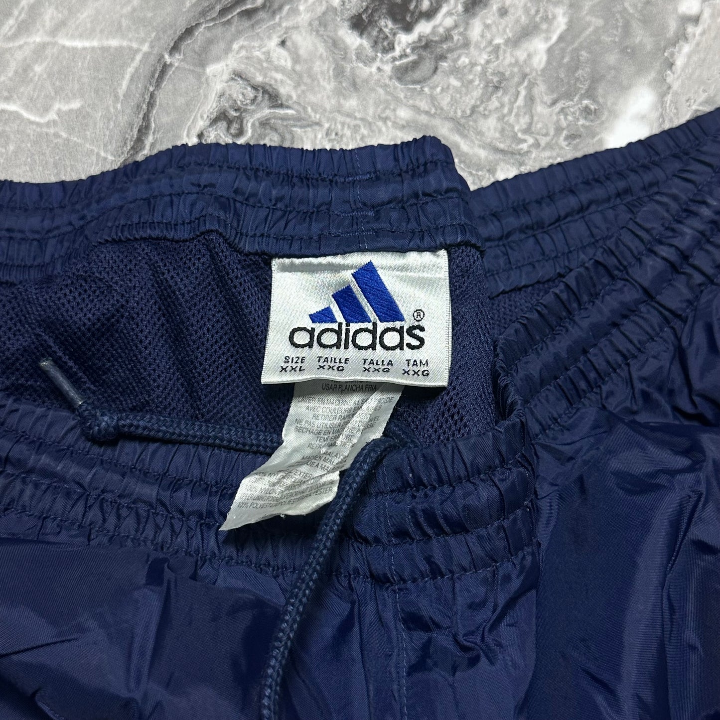 Adidas Trainingshose, Marineblau (1998–2001) – Größe XXL